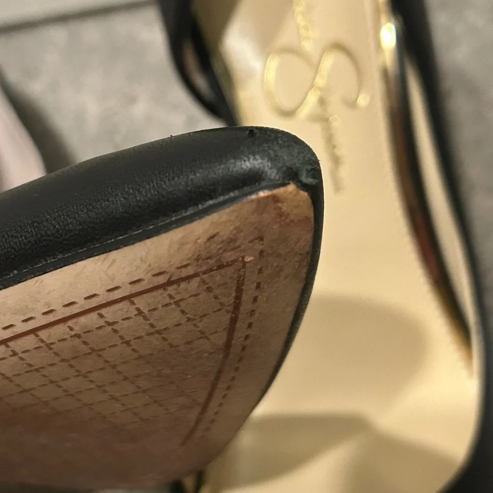 Jessica Simpson Prizma Leather D'Orsay Pumps - Picture 4 of 4